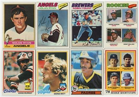 1976-1979 Topps Baseball Complete Sets Collection (4 Different)